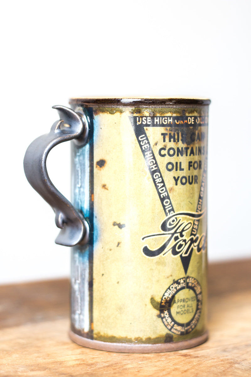 Oil Can Mug | Green Ford