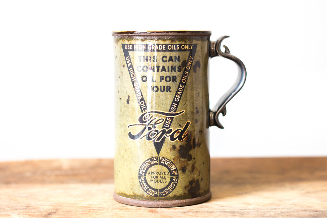 Ford Oil Can 12oz Mug | Green