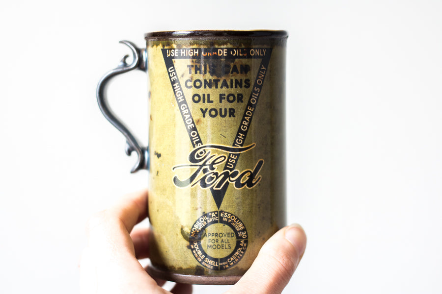 Ford Oil Can 12oz Mug | Green