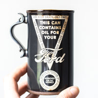 Oil Can Mug | Black Ford