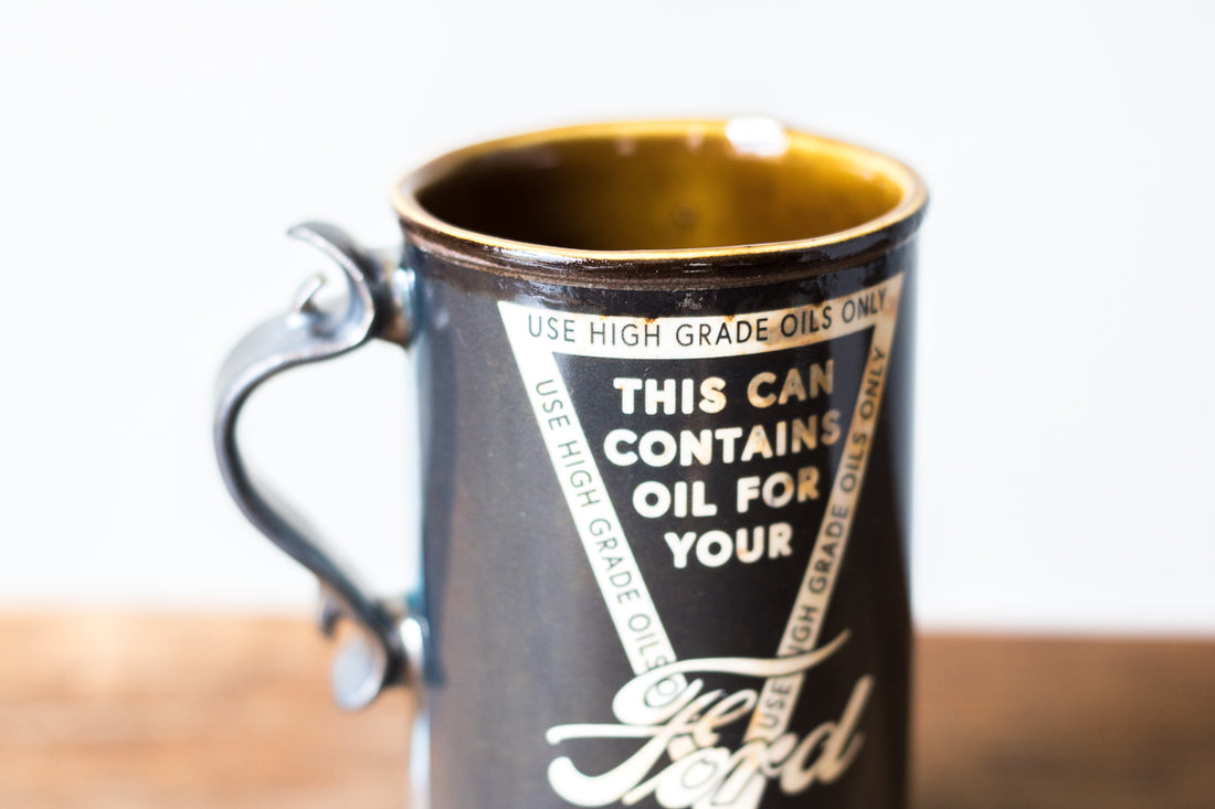 Oil Can Mug | Black Ford