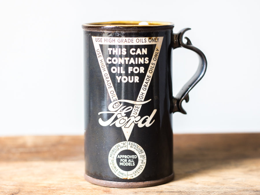 Oil Can Mug | Black Ford