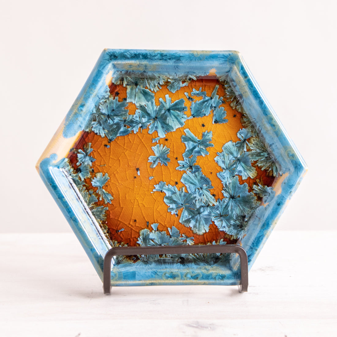 Hexagon Tray | Amber