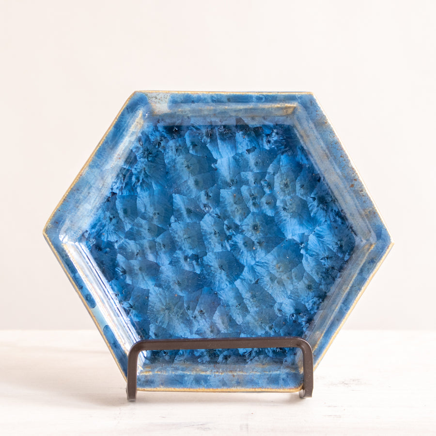 Hexagon Tray | Mystery Blue