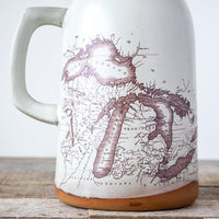 Michigan Map Growler | Cream