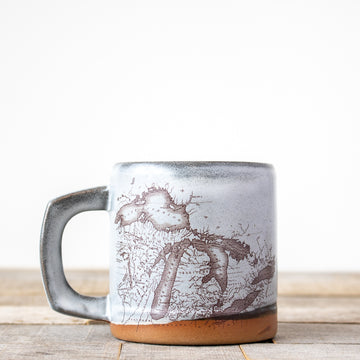 Michigan Map Mug | Grey