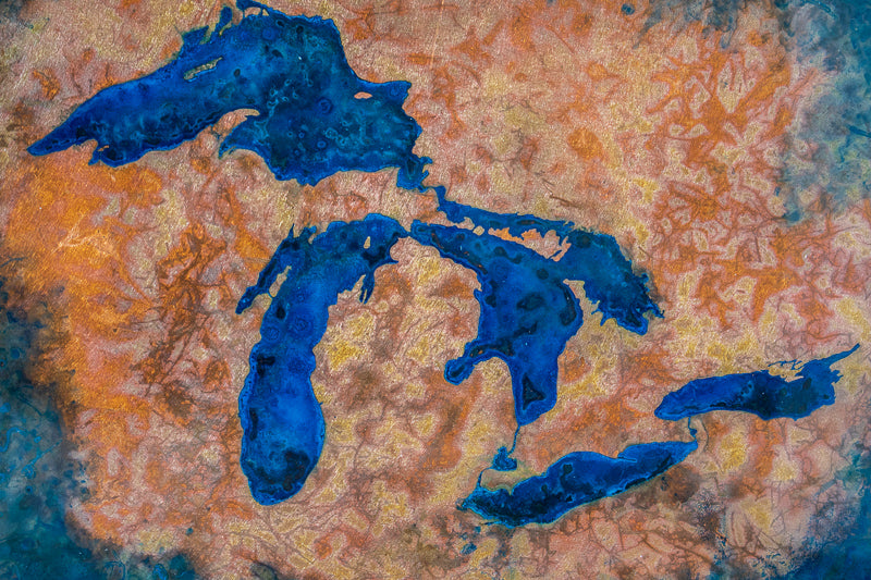 Great Lakes on Copper | 11x14