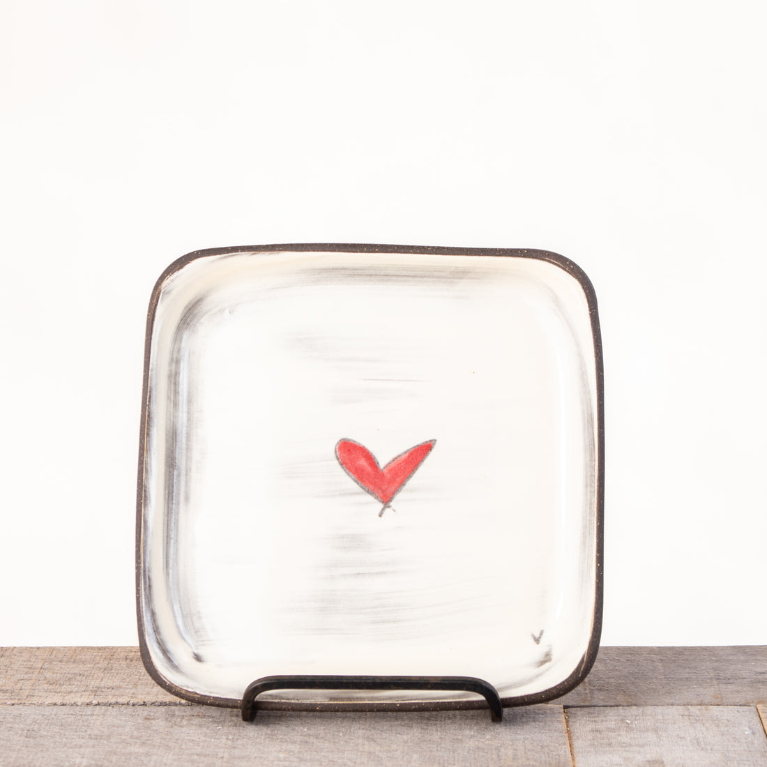 Small Square Plate | Love (Heart)