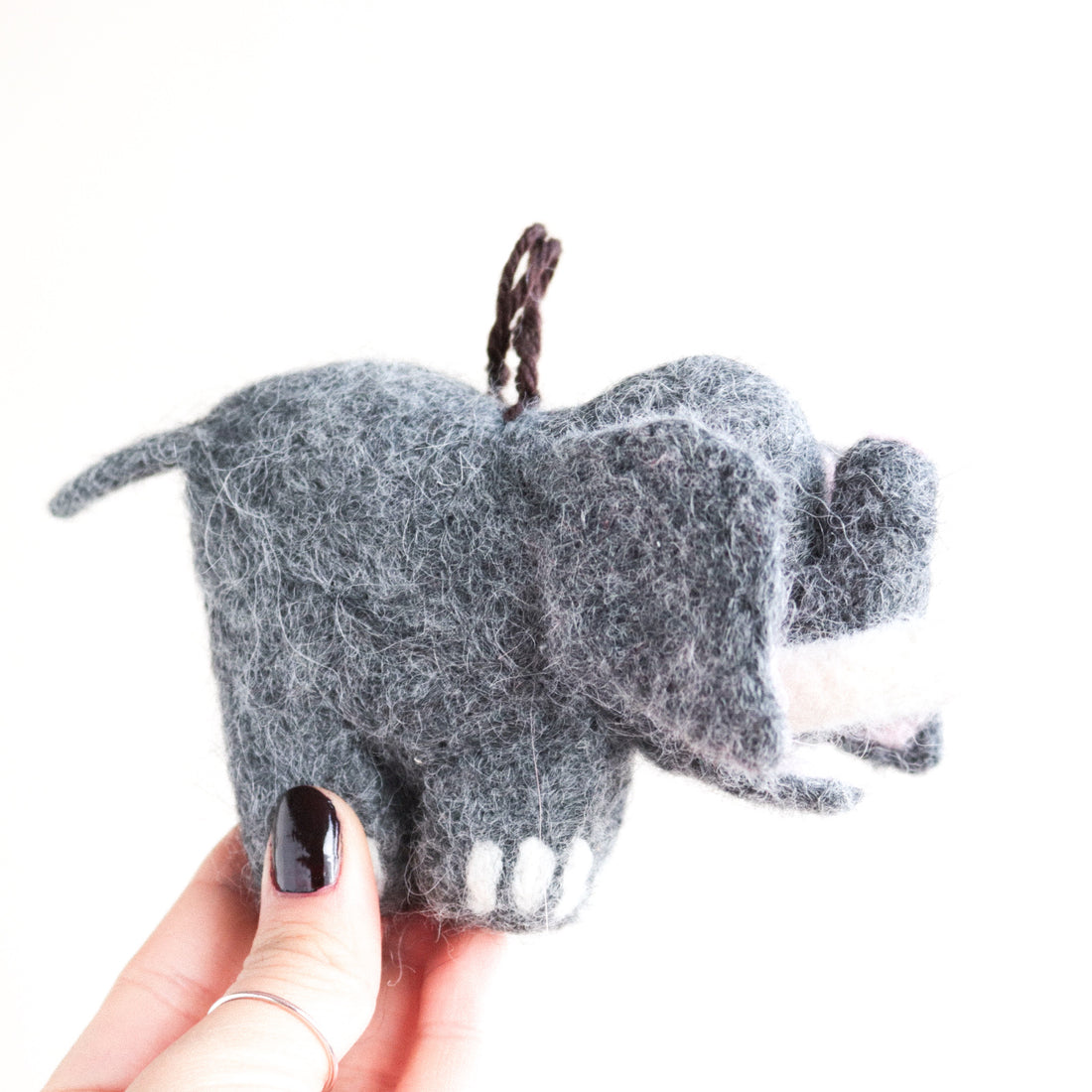 Big Elephant Felt Ornament