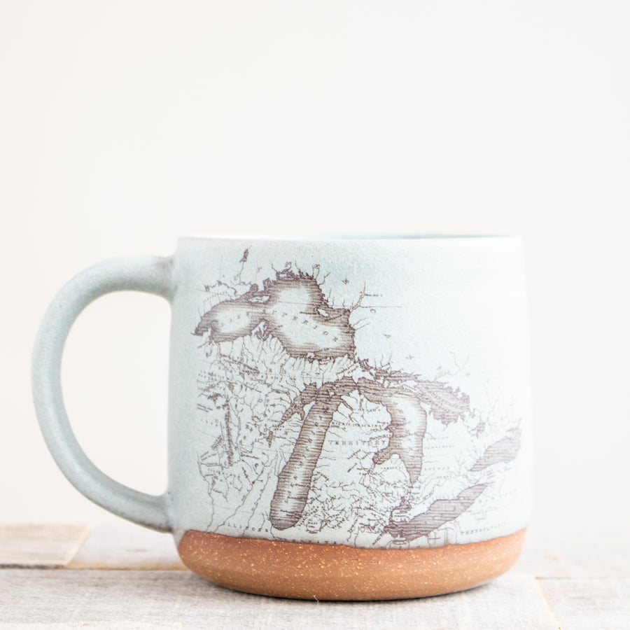 Michigan Map Mug | Slate