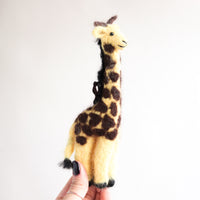 Giraffe Felt Ornament
