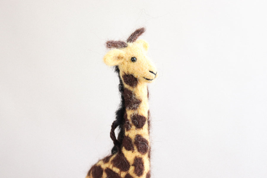 Giraffe Felt Ornament