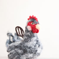 Chicken Felt Ornament