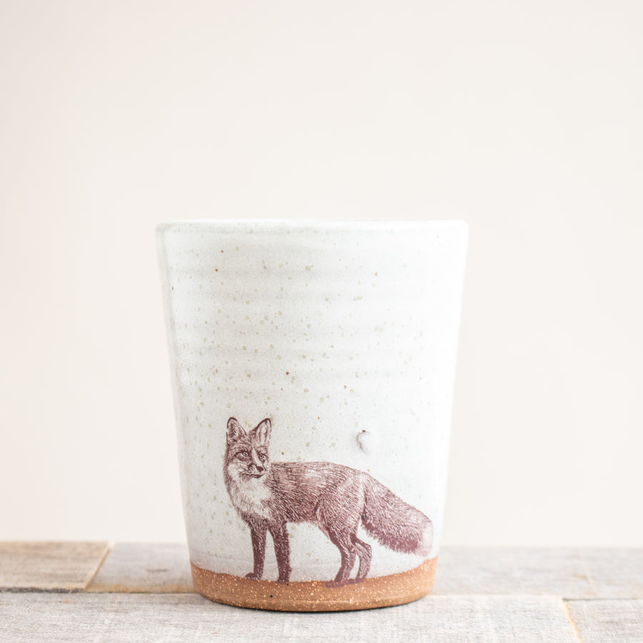 Fox Tumbler | Cream