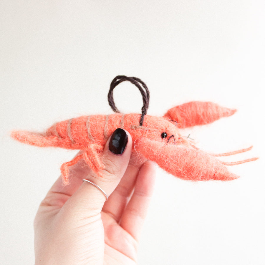 Lobster Felt Ornament