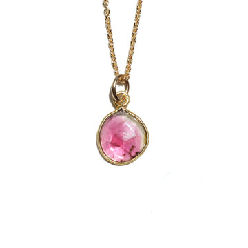 Tourmaline Gold Necklace | October