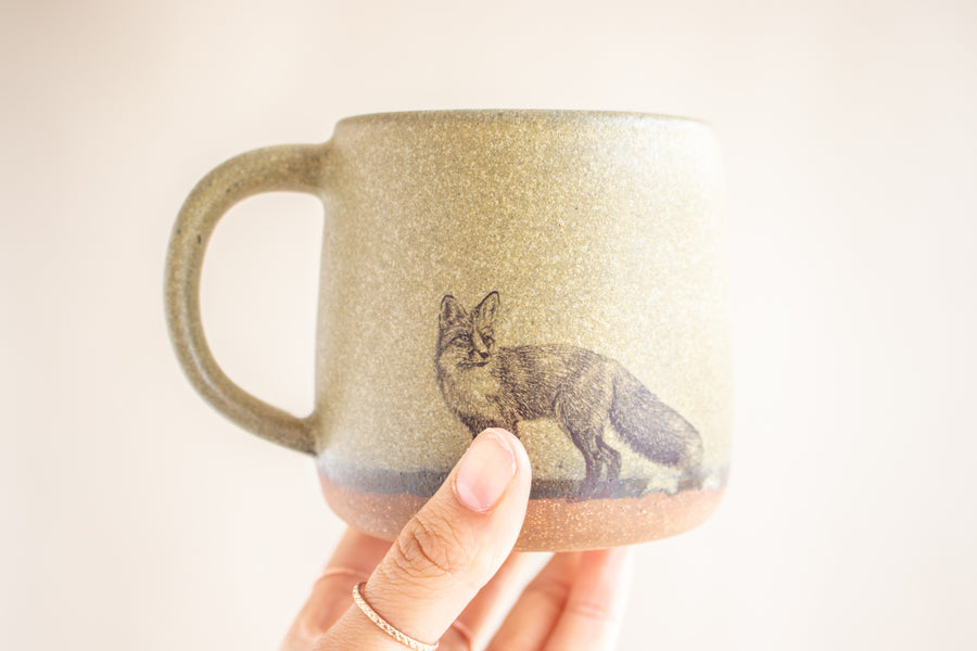 Fox Mug | Moss
