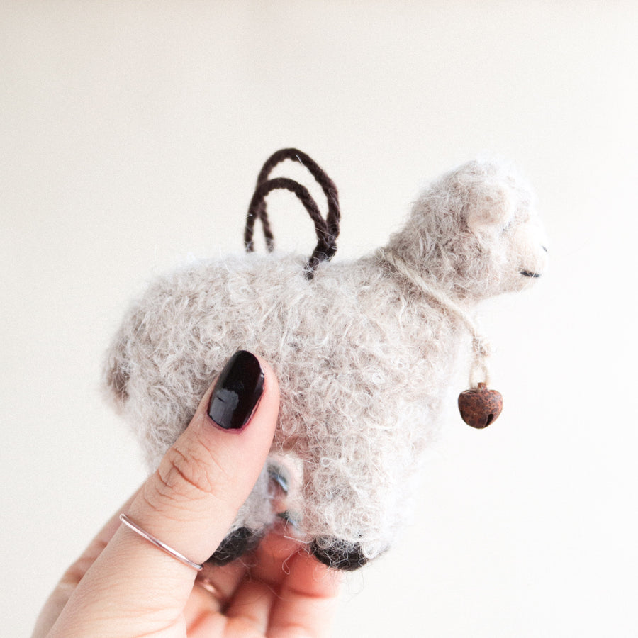 Sheep Felt Ornament