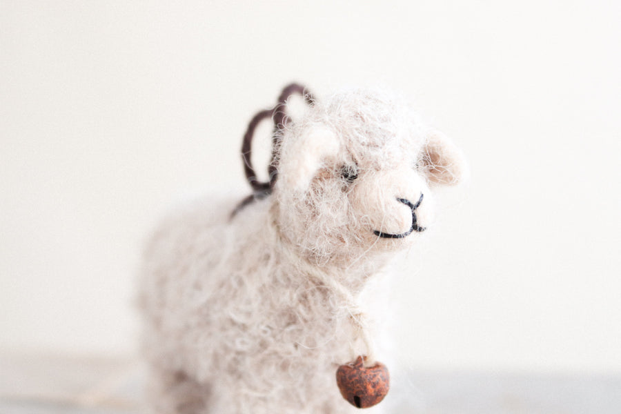 Sheep Felt Ornament