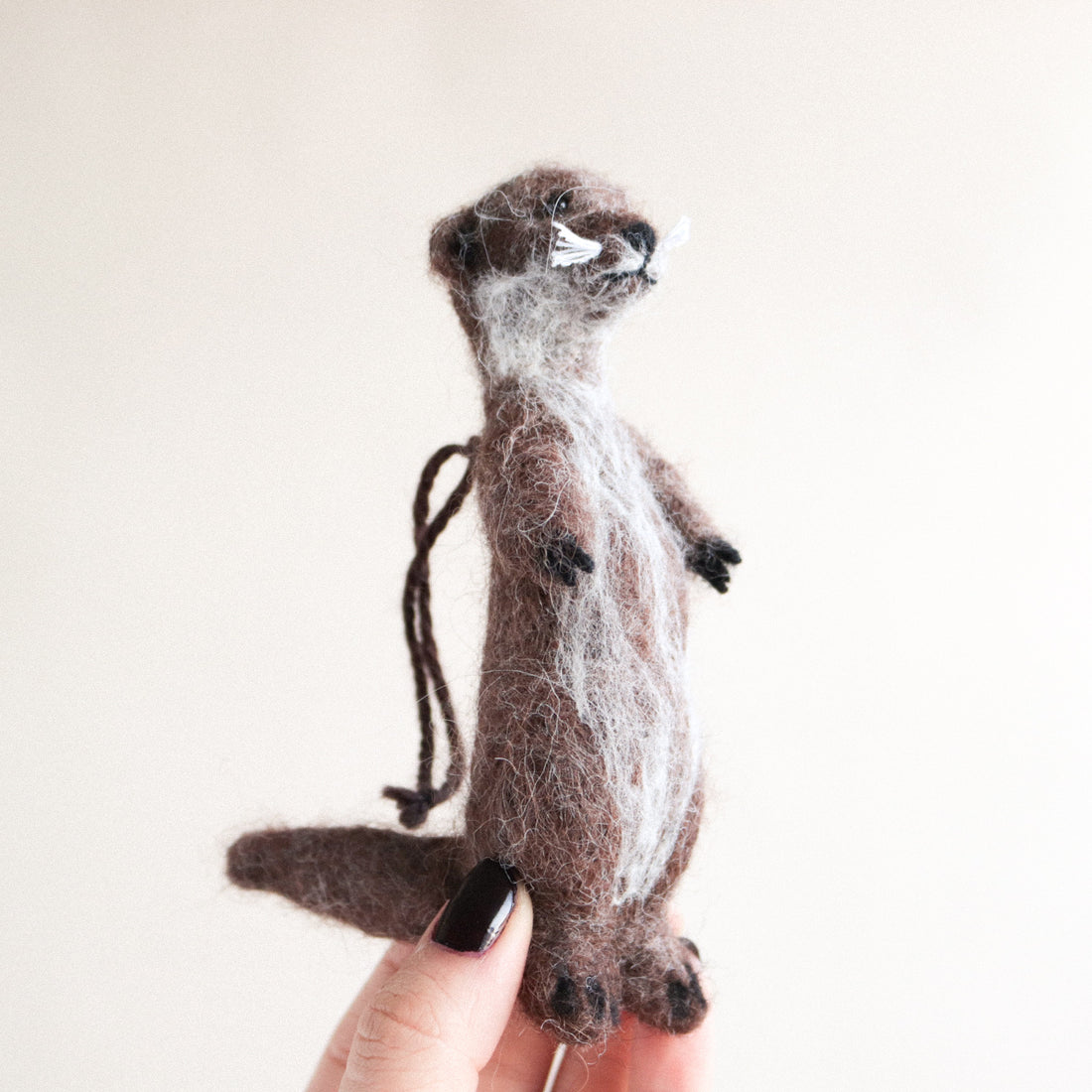 Otter Felt Ornament