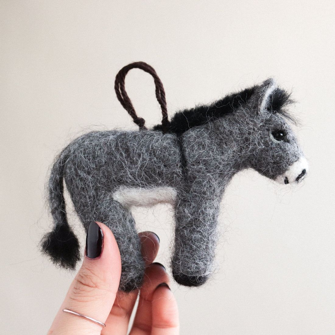 Donkey Felt Ornament