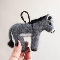 Donkey Felt Ornament