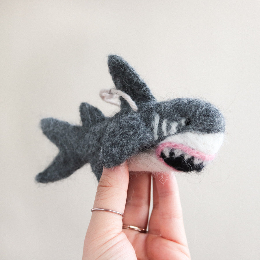 Shark Felt Ornament