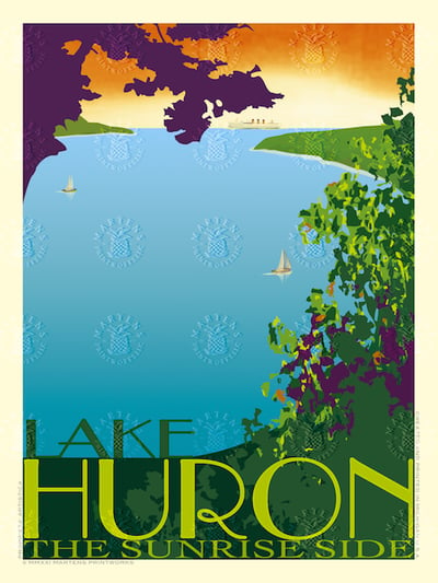 Lake Huron Print | 18x24