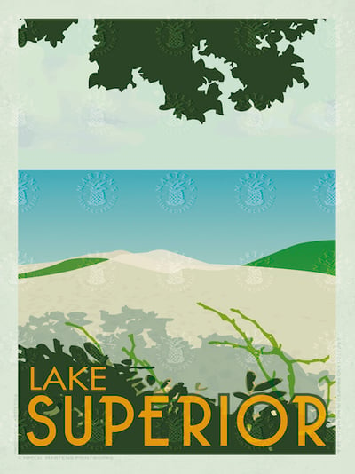 Lake Superior Dunes Print | 11x14