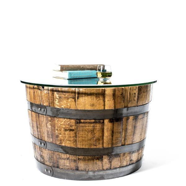 Whiskey Barrel Oak Coffee Table | Local Pick-up Only