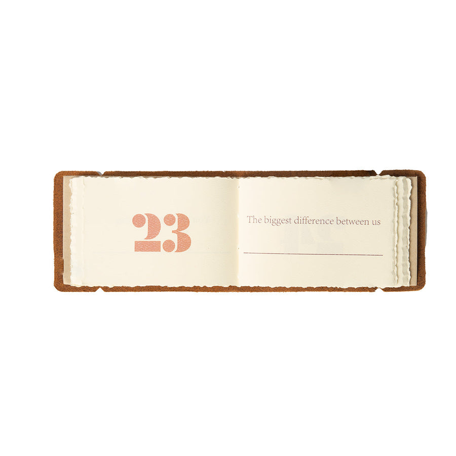 What I Love About Our Friendship Leather Journal | Saddle Brown
