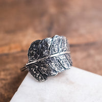 Size 8.5-9 | Fern Band Ring