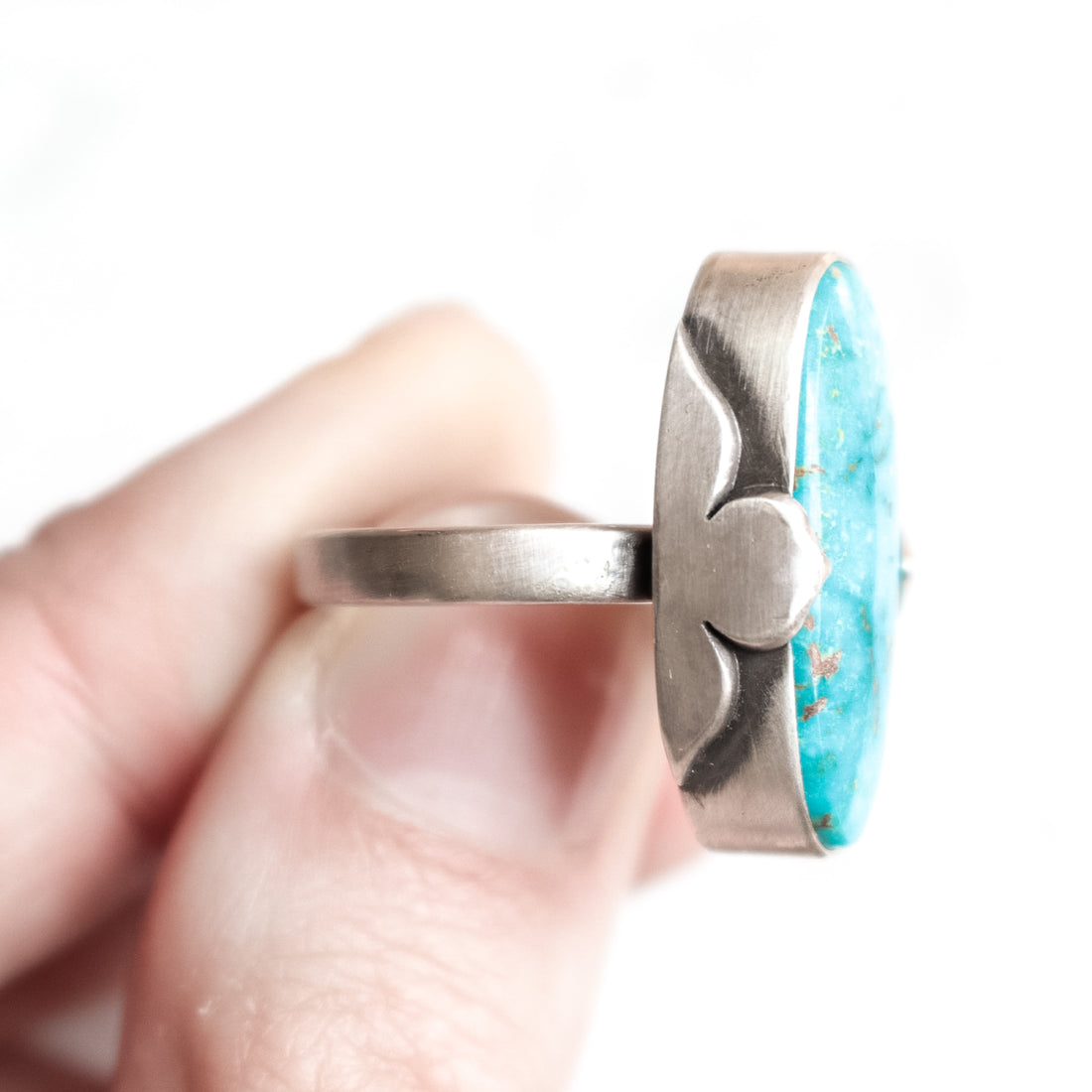 Size 6 | Sonoran Turquoise Vertical Petal Ring