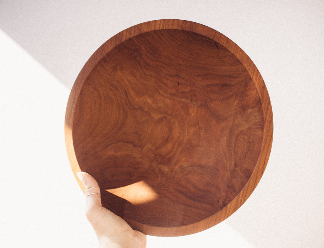 Cherry Wood Bowl | 12"
