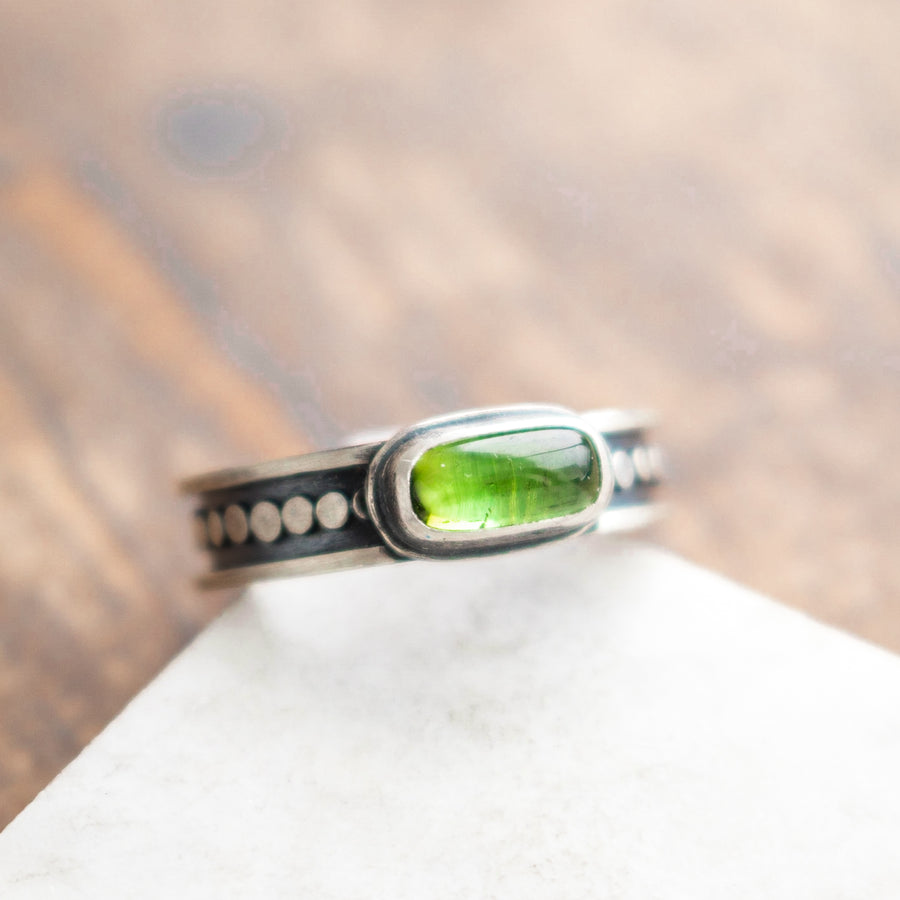 Size 7 | Tourmaline Galaxy Path Ring