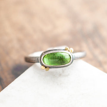 Size 6 | Tourmaline 18k Galaxy Ring