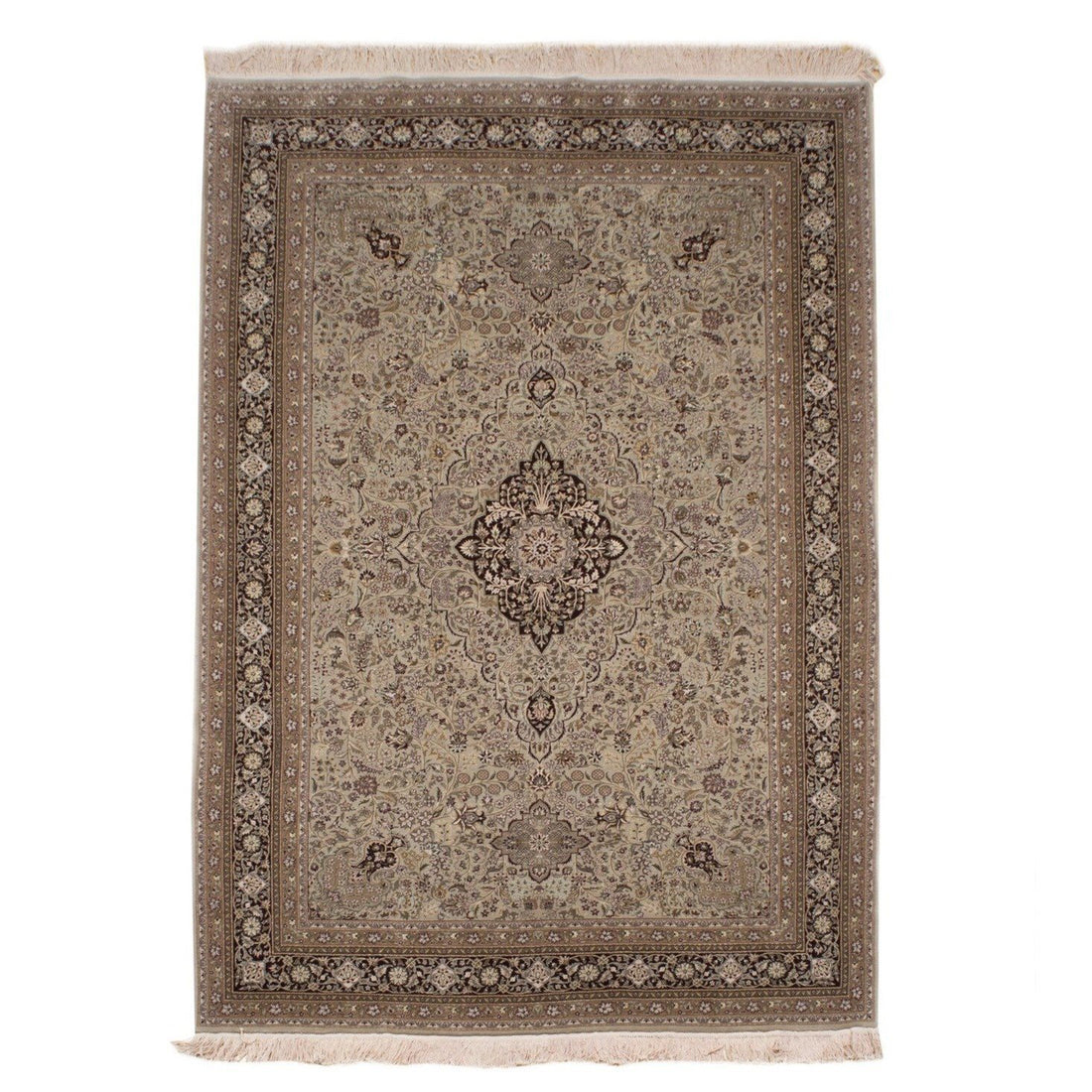 6'0"x9'0" | Tan Kashan | Wool | 9853