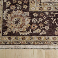 Linen & Brown Peshawar 9x12 (8931) - Artisan's Bench