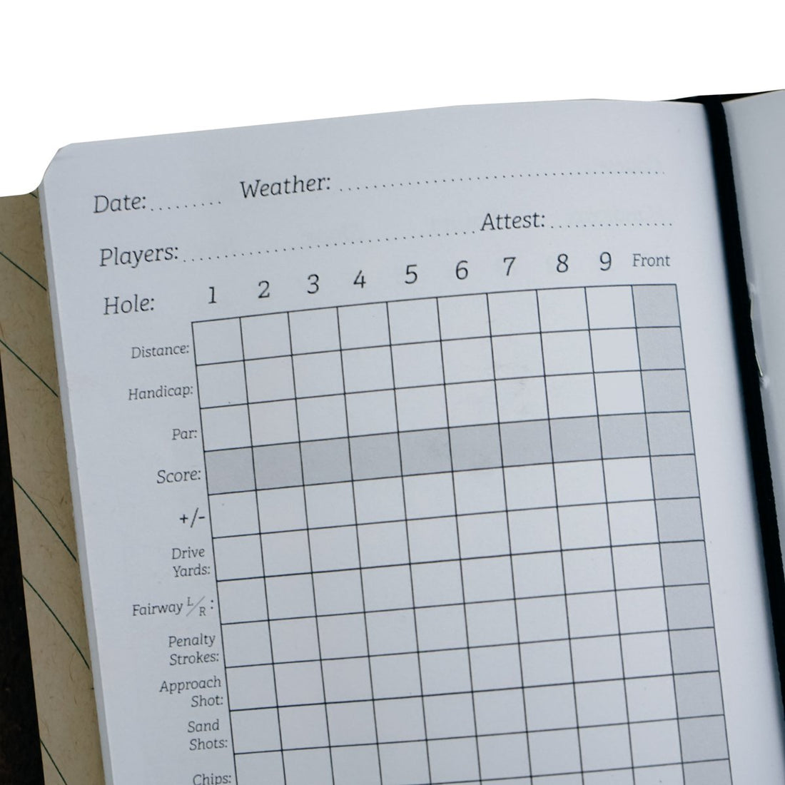 Rustico Golf Log Charcoal The Artisan's Bench