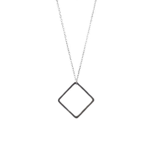 Diamond Silver Necklace