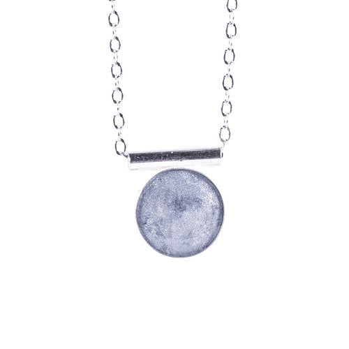 Granite Silver Necklace