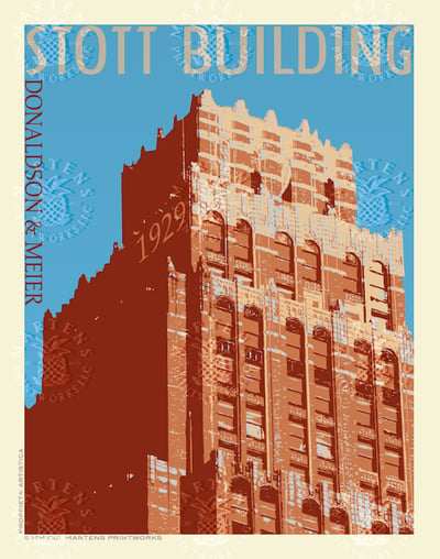 Stott Building Print | 11x14
