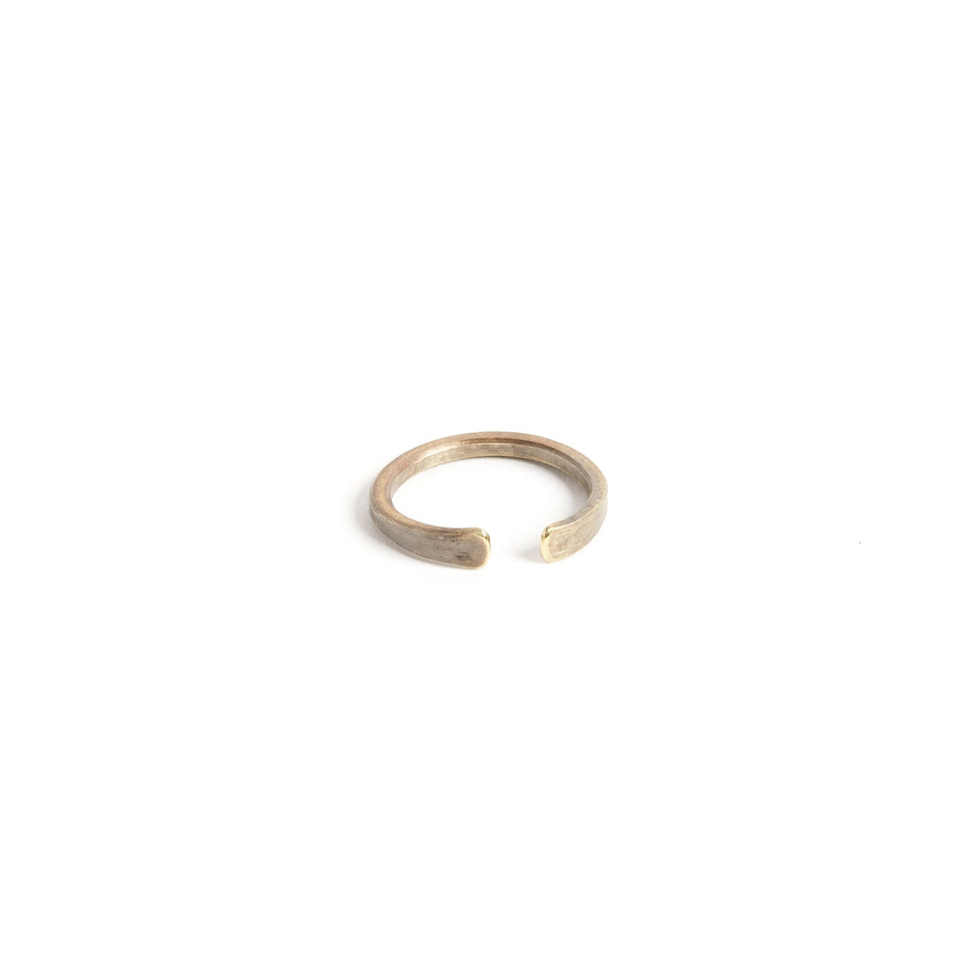 Size 7 | Brass Classic Cuff Ring