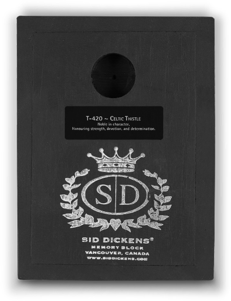 Celtic Thistle T420 | Sid Dickens Memory Block - Artisan's Bench