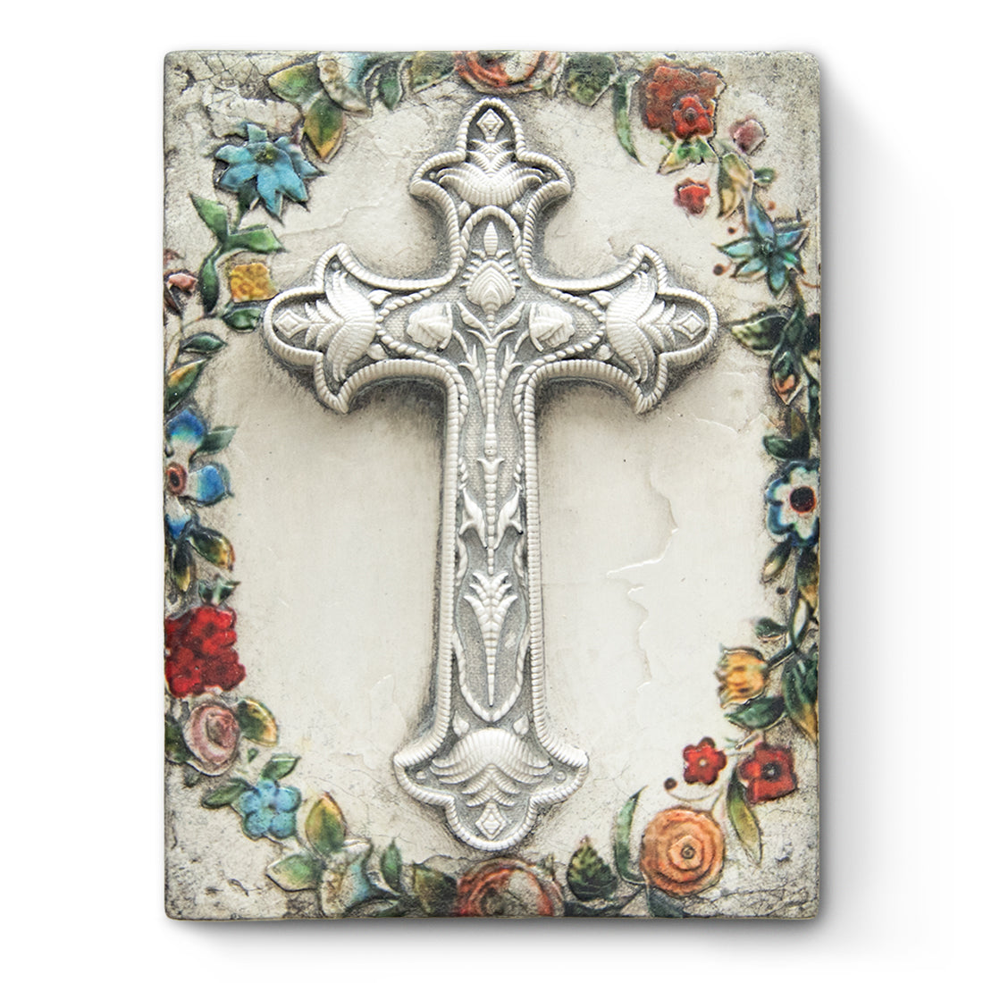 Fleur-de-Lis Cross T587 | Sid Dickens Memory Block