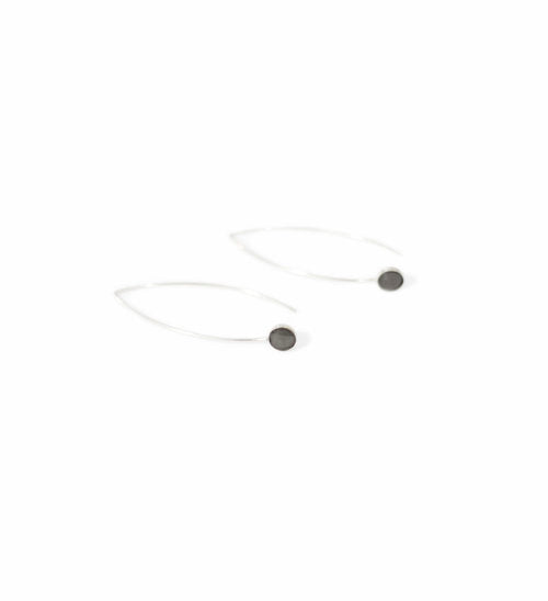 Slate Hoop Earrings