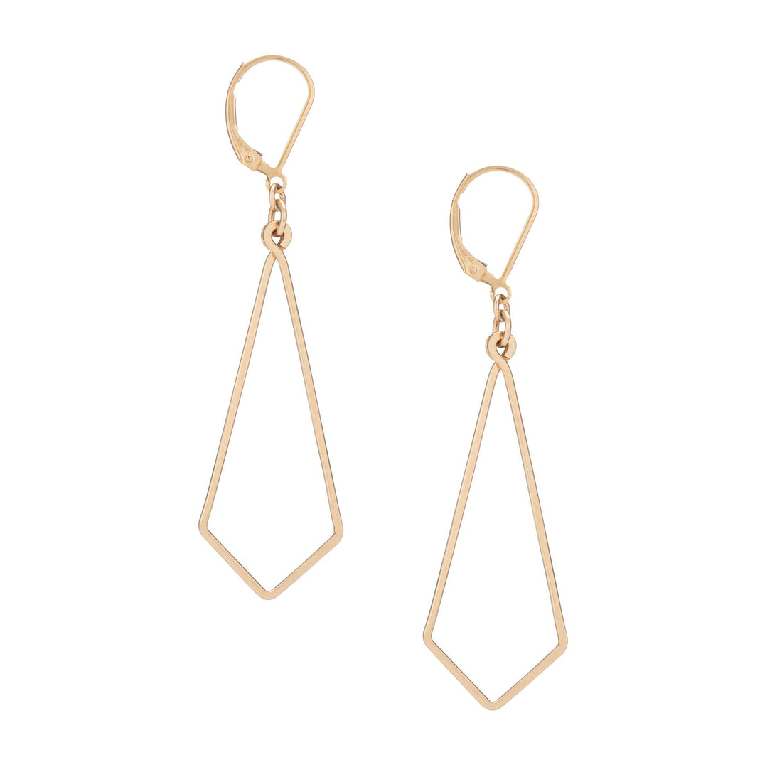 Prism Gold Geometric Earrings
