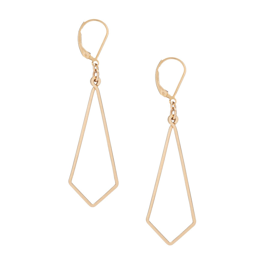 Prism Gold Geometric Earrings