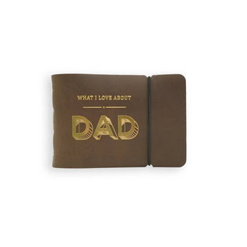 What I Love About Dad Leather Journal | Dark Brown
