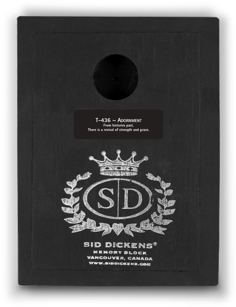 Adornment T436 | Sid Dickens Memory Blocks - Artisan's Bench